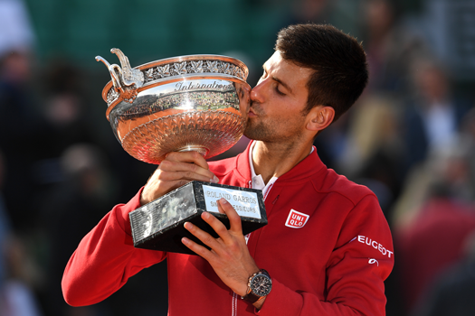 Novak wins Roland Garros